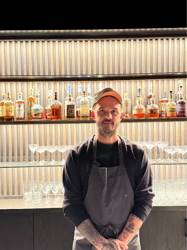 Chef and owner Brady Ishiwata Williams at Tomo Seattle (Hong Yoo/The Korea Herald)