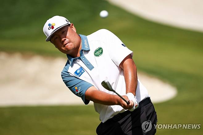 임성재의 2라운드 경기 모습  [게티이미지/AFP=연합뉴스]