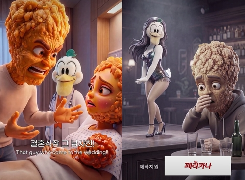 ▲ 페리카나 광고 영상 캡처