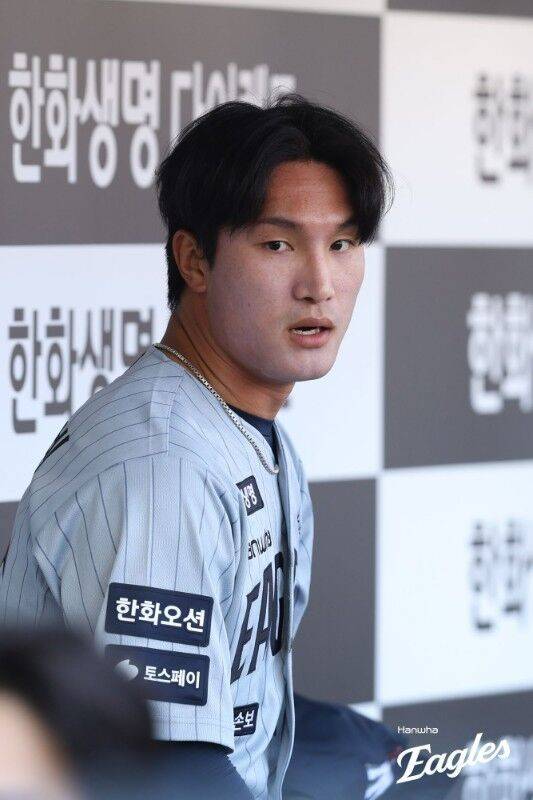 김도빈이 2군행 통보를 받았다./한화 이글스