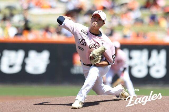 10일 LG전에서 5이닝 무실점을 기록했다./한화 이글스