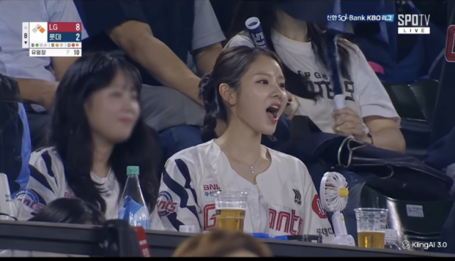 맹승지가 AI로 제작한 야구장 직관 영상을 공개했다. / 맹승지 SNS