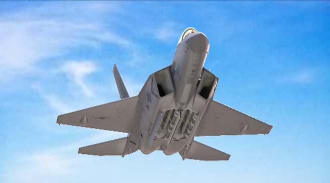 내부무장창이 설치된 형태로 개량된 KF-21의 상상도. KAI 제공