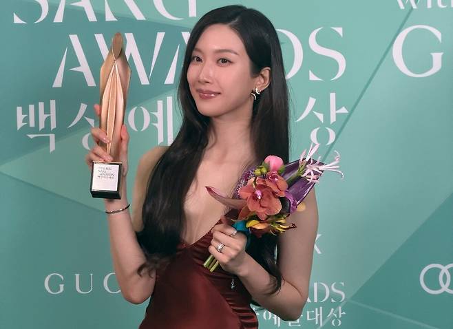문가영이 영화 '만약에 우리'로 백상예술대상 최우수 연기상을 수상했다. 피크제이엔터테인먼트 제공