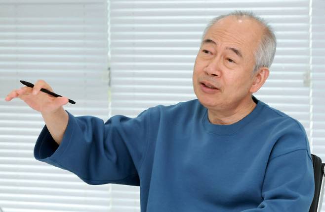 황철주 주성엔지니어링 회장이 경기 용인의 주성 R&D센터에서 이데일리와 인터뷰하고 있다.(사진=방인권기자)