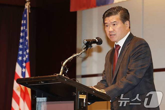 제임스 김 주한미국상공회의소(AMCHAM) 회장 겸 대표이사. 2025.12.15 ⓒ 뉴스1 이광호 기자