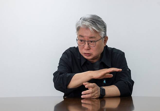 개혁신당 조응천 경기지사 후보가 7일 서울 여의도 국회 본청에서 본지와 인터뷰를 갖고 있다. /김지호 기자