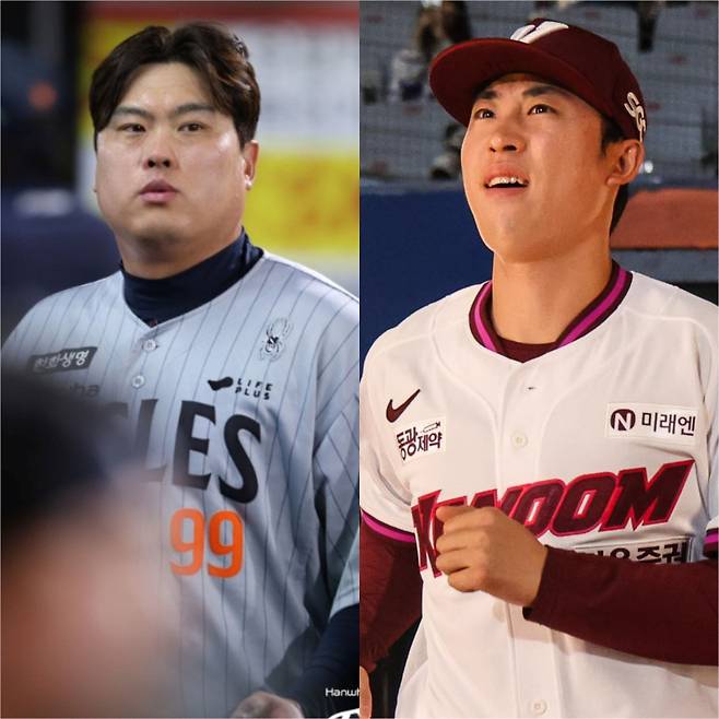 예상보다 빨리 성사됐다. 2026 KBO리그 '히트상품' 배동현(28)과 '멘토' 류현진(39)의 선발 맞대결 얘기다. 사진=구단 제공