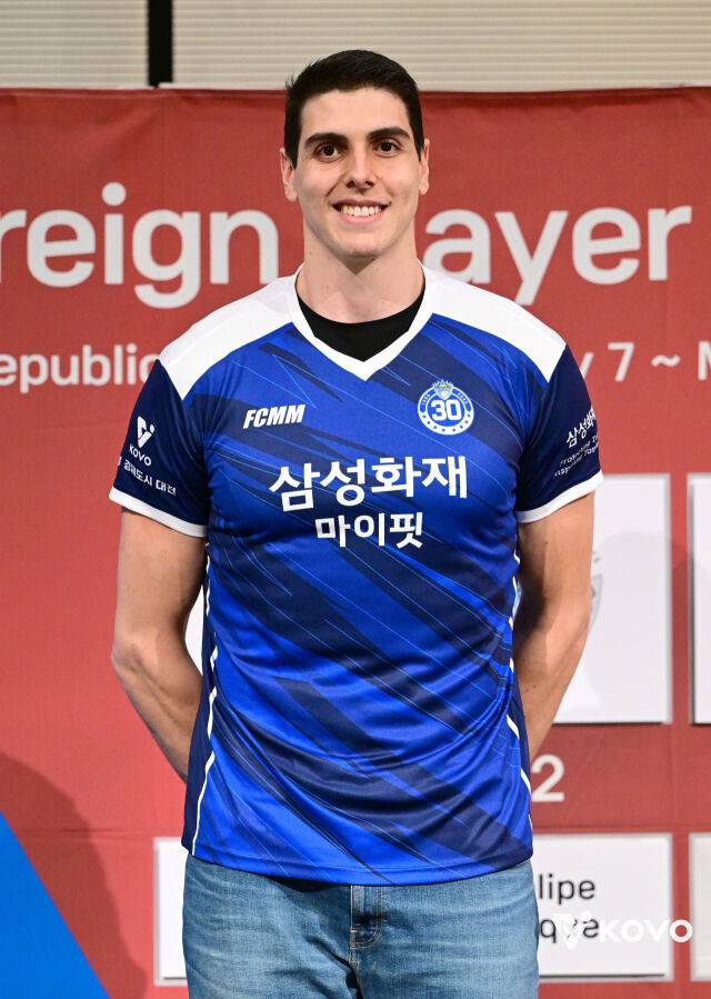 펠리페 호키가 2026 KOVO 남자부 외국인선수 트라이아웃에서 삼성화재의 지명을 받았다./KOVO 제공