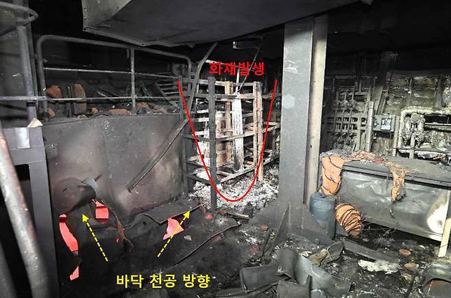 [서울=뉴시스] 외교부는 10일 "호르무즈 해협에 정박중이던 HMM 나무호 관련 정부 합동 조사단이 현장 조사를 지난 8일 실시했다"며 "조사 결과 지난 4일 미상의 비행체가 HMM 선미를 타격한 것으로 확인됐다"고 밝혔다.(사진=외교부 제공) 2026.05.11. photo@newsis.com *재판매 및 DB 금지