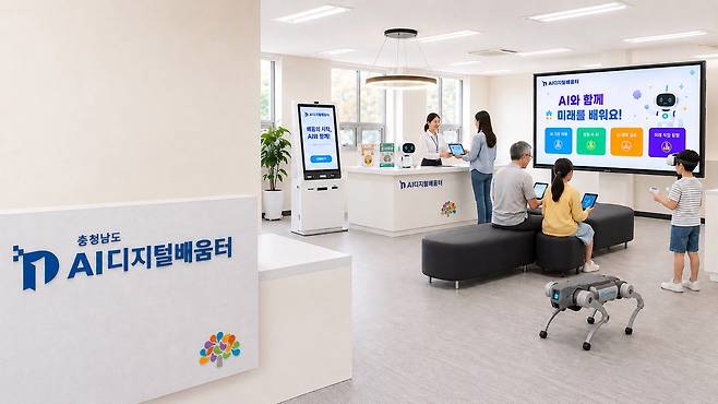 AI 디지털배움터 참고 이미지 [충남도 제공. 재판매  및 DB 금지]