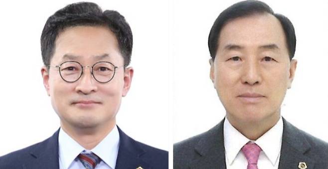 ▲ 박종각(왼쪽)·이제영 예비후보. /사진제공=선관위