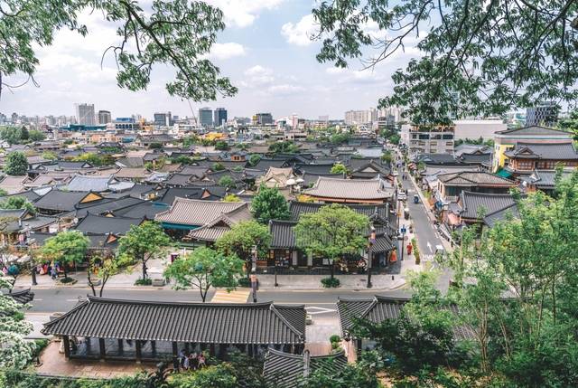 전주한옥마을 전경./전북일보 DB