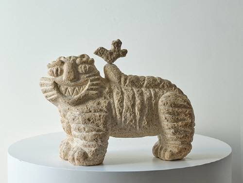 ▲ 해피 타이거(Happy Tiger)_granite_W51.5xD20.5xH39.5cm_2025