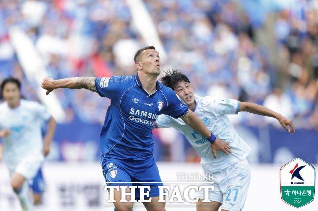 9일 수원월드컵경기장에서 열린 수원삼성과 대구 FC간의 경기./수원=K리그