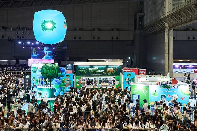 ‘KCON JAPAN 2026’ 비비고 부스 전경 [CJ제일제당 제공]