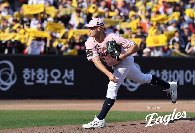 한화와 작별 앞둔 쿠싱 [한화 이글스 제공. 재판매 및 DB 금지]