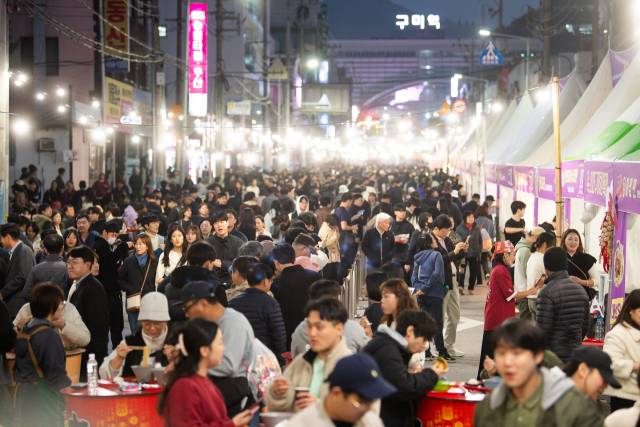 2025 구미라면축제에 많은 인파가 몰린 가운데, 성황리에 끝마쳤다. 구미시 제공