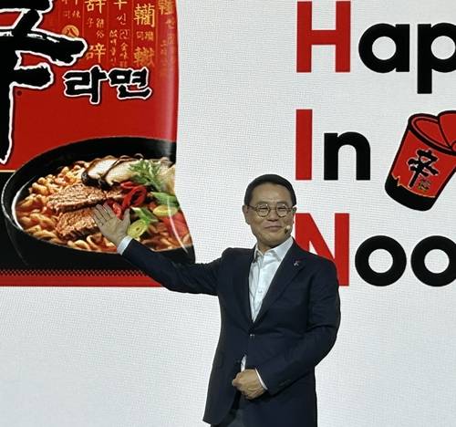 조용철 농심 대표이사[촬영: 정수인 기자]