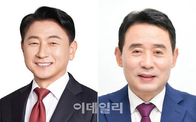 의정부와 포천의 현 시장인 김동근(왼쪽)·백영현 예비후보.(사진=중앙선거관리위원회)