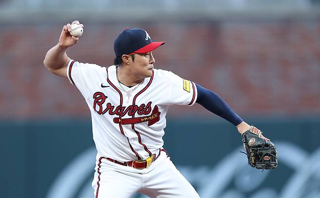 13일(한국시간) MLB 복귀전에서 호수비를 선보인 김하성. AFP=연합뉴스