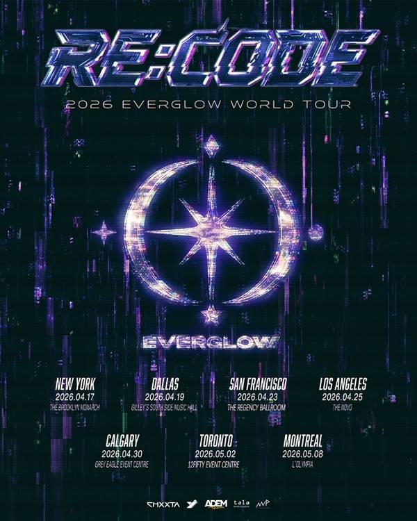 EVERGLOW(에버글로우)가 ‘2026 EVERGLOW WORLD TOUR [RE:CODE]’ 북미지역 투어를 성료했다.