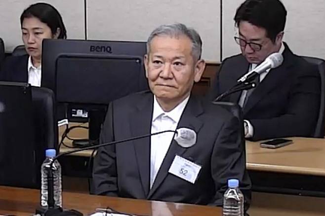 이상민 전 행정안전부 장관이 지난 12일 서초구 서울고등법원에서 열린 항소심 선고공판에 출석해 선고를 듣고 있는 모습. 연합뉴스