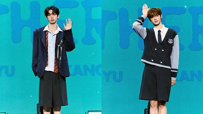 왼쪽부터 플레어 유 최립우, 강우진. FNC엔터테인먼트 제공