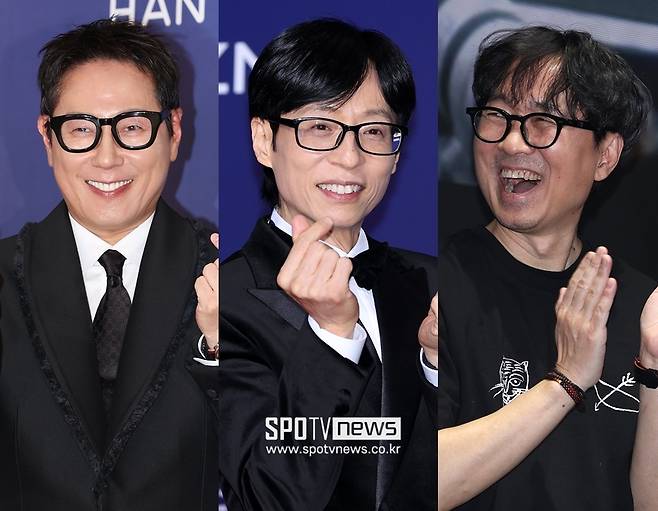 ▲ 왼쪽부터 윤종신 유재석 장항준. ⓒ곽혜미 기자