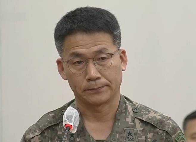 구삼회 육군 2기갑여단장(2023.1.26) [연합뉴스TV 제공]