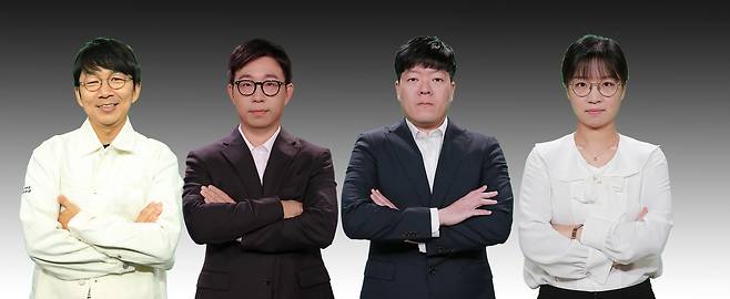 몽백합배 예선 통과자 왼쪽부터 목진석·원성진·윤준상·최정 9단 [한국기원 제공. 재판매 및 DB 금지]