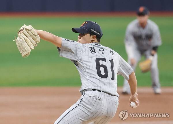 정우주 .ⓒ연합뉴스