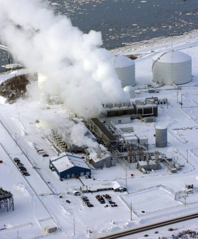 Alaska Nikiski LNG Plant, USA. (Photo: Yonhap News)