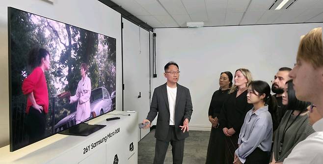 삼성전자가 14~15일(현지시간) 호주 시드니에서 '2026 호주 테크 세미나'를 열고 AI TV 신기술과 차세대 디스플레이 라인업을 선보였다.(삼성전자제공)