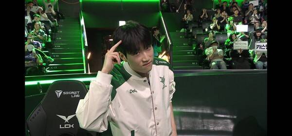 15일 서울 종로구 롤파크에서 열린 2026 LCK 정규시즌 2라운드 2경기 2세트에서 한진 브리온이 날카로운 운영과 과감한 교전 설계로 DN 수퍼스를 완파하며 창단 최초 5연승을 달성했다. (BRO & DNS =2:0)./사진=네이버 치지직 라이브영상 캡처