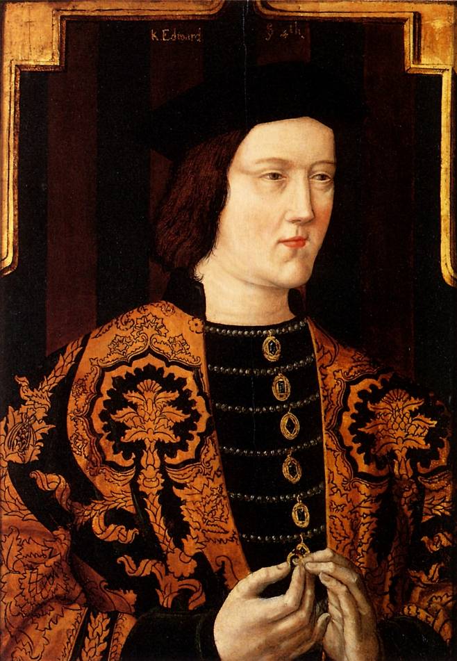 루카스 호렌보트, 에드워드 4세, 1520년경 [Scanned from Hearn, Karen, ed. Dynasties Painting in Tudor and Jacobean England 1530-1630. New York Rizzoli, 1995, Public Domain, commons.wikimedia.org]