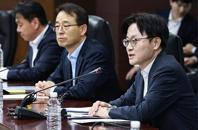 [서울=뉴시스] 김정관 산업통상부 장관이 14일 오후 서울 종로구 한국무역보험공사에서 열린 '2026년 제1차 원전수출전략협의회'에서 발언하고 있다. (사진=산업통상부 제공) 2026.05.14. photo@newsis.com *재판매 및 DB 금지