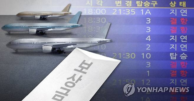 항공기 지연ㆍ결항 보상(PG) [제작 이태호] 사진합성, 일러스트