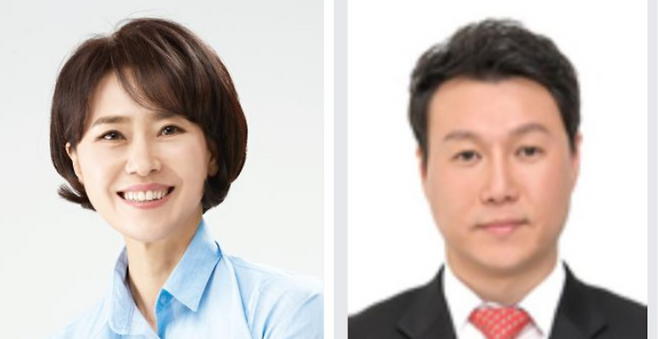 ▲ 사선거구 더불어민주당 서은경·국민의힘 정봉규 후보. /사진제공=선관위