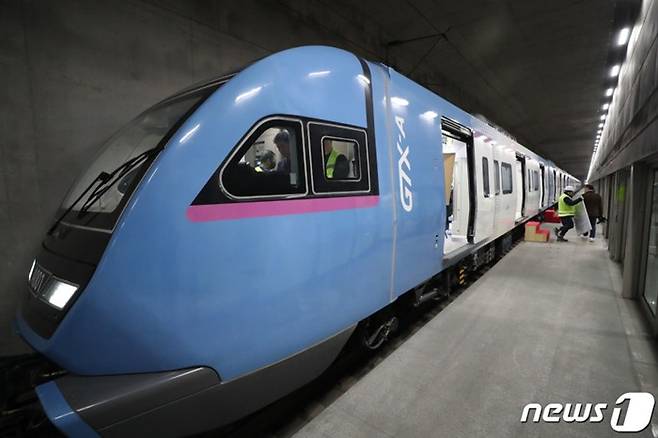 지난 2024년 GTX-A 초도차량 시운전 모습 /사진제공=뉴스1