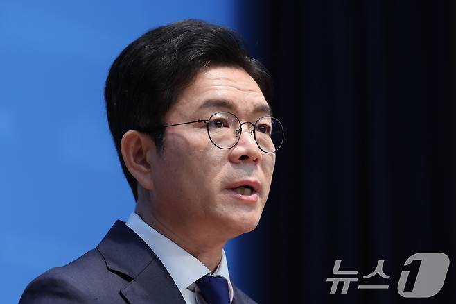 정원오 더불어민주당 서울시장 후보. ⓒ 뉴스1 신웅수 기자