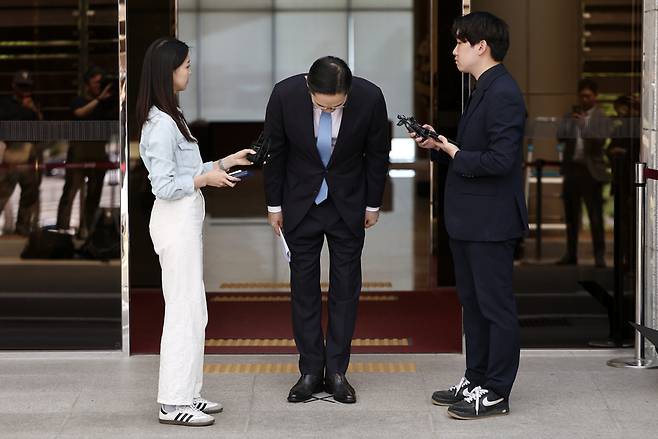 사죄 인사하는 이재용 회장 / 사진=연합뉴스