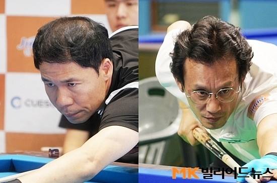 허정한(왼쪽)의 4강전 상대는 국내7위 정역근이다.