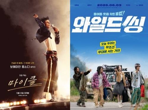 영화 '마이클'과 '와일드 씽'. 유니버설 픽쳐스, 롯데엔터테인먼트 제공
