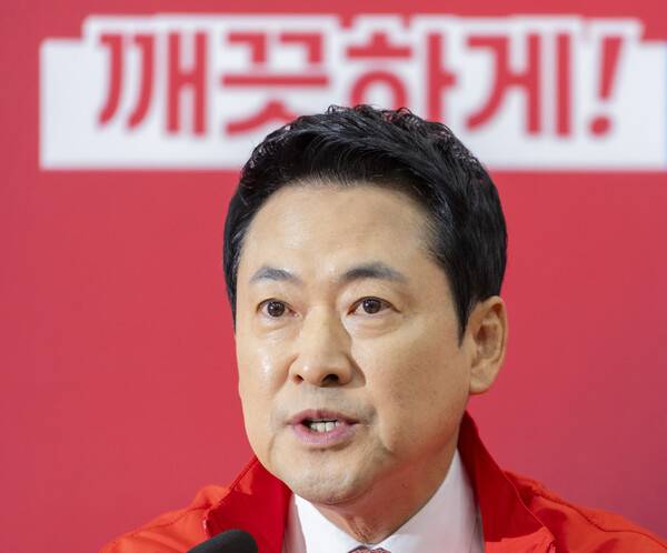 국민의힘 장동혁 대표가 15일 국회에서 열린 중앙선거대책위원회 회의에서 발언하고 있다. 2026.5.15. 연합뉴스