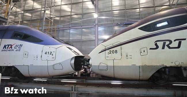 KTX-산천과 SRT가 연결되고 있다./사진=코레일 제공