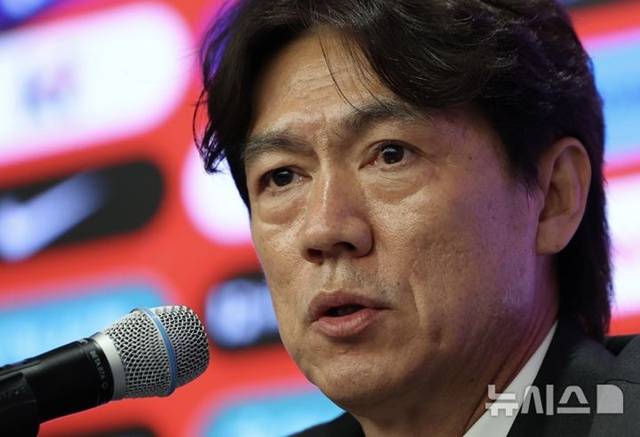 홍명보 한국 축구대표팀 감독. /사진=뉴시스 제공