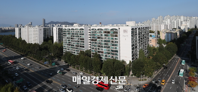 송파구 신천동 장미1~3차 아파트 전경 [매경DB]