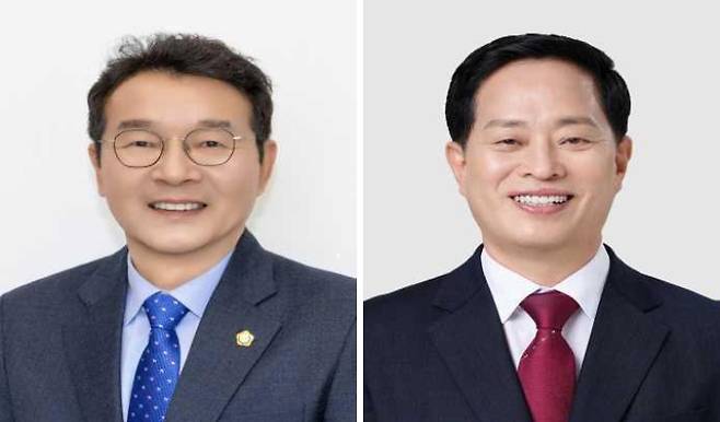왼쪽부터 최우영, 이근수 대구 북구청장 후보. 중앙선관위 제공