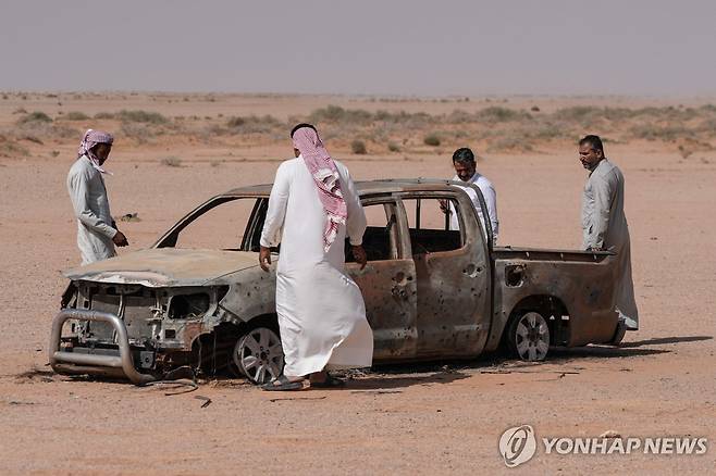이라크 남서부 사막지대 [AFP 연합뉴스 자료사진]